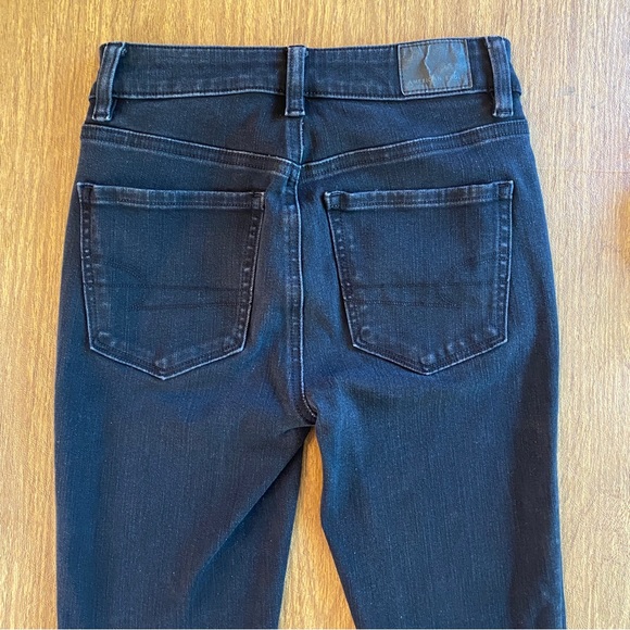 American Eagle The Dream Jean High Waisted Legging 00 Short - Picture 5 of 7